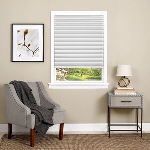 Achim "1-2-3 Shade" Vinyl Room Darkening Temporary Pleated Shades 36" Wide X 75"